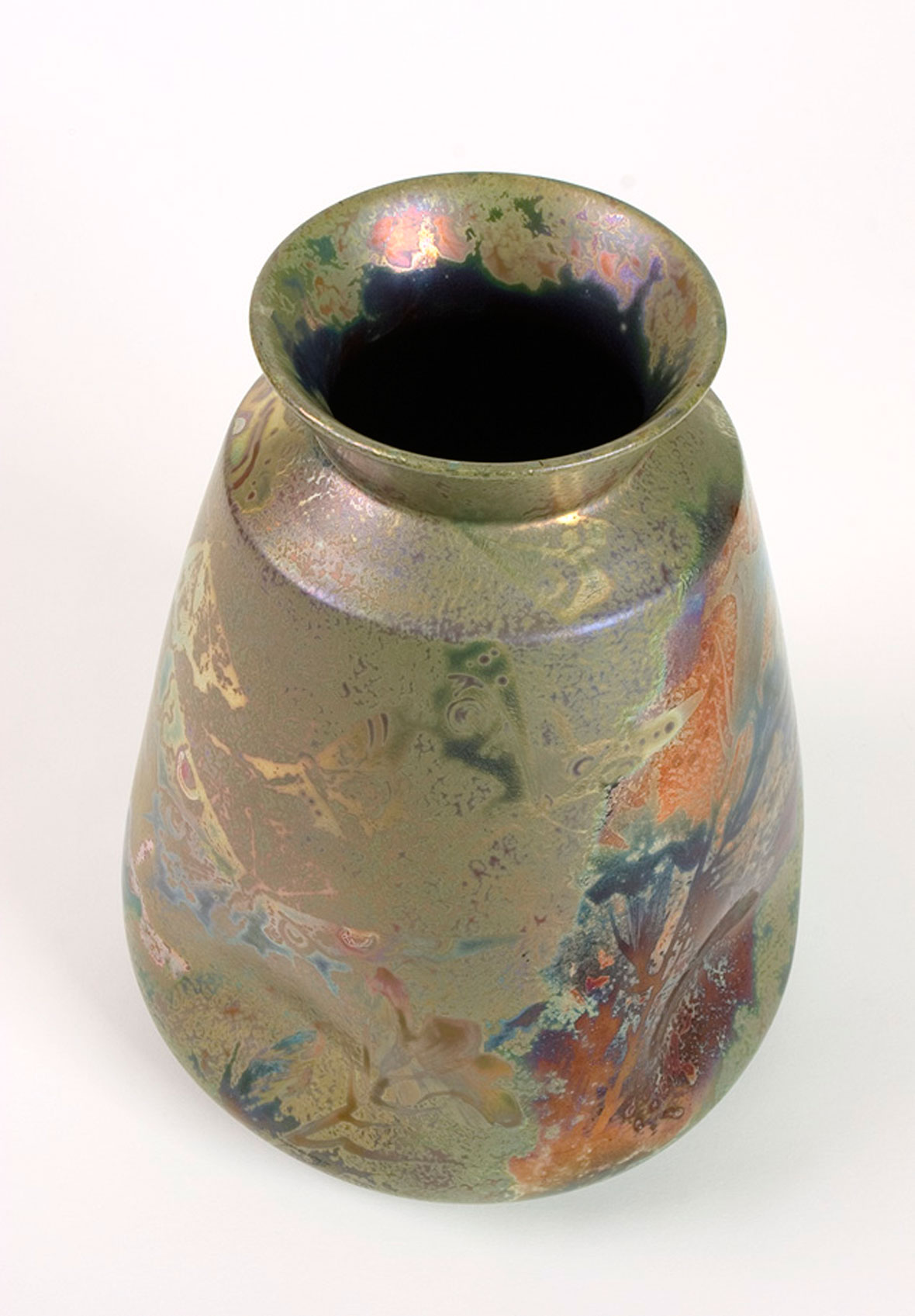 Massier and Levy Iridescent Vase